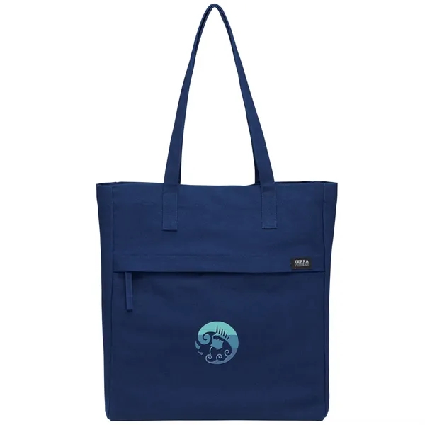 Navy (Ny) color option for Terra Thread Fairtrade Executuive Work Tote