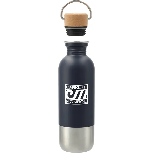 Navy (Ny) color option for Lagom Single Wall Stainless Steel Bottle 27oz
