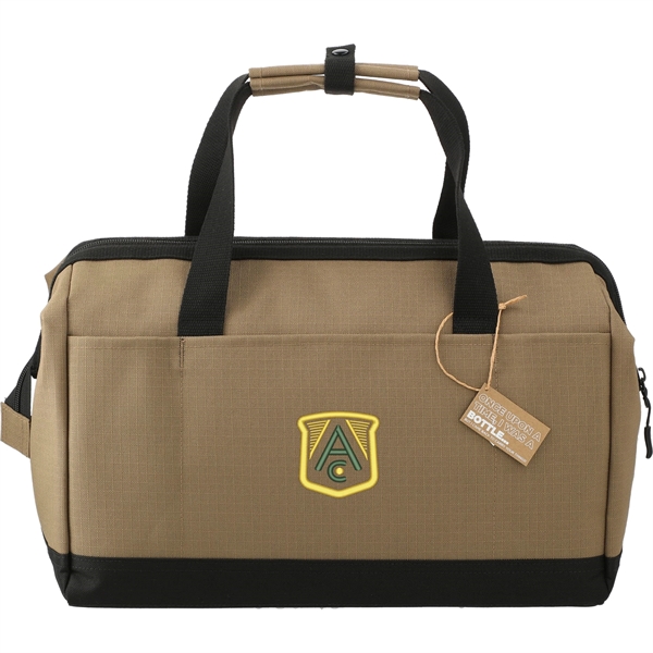 Brown (Br) color option for Nbn Recycled Utility Zippered Tool Tote