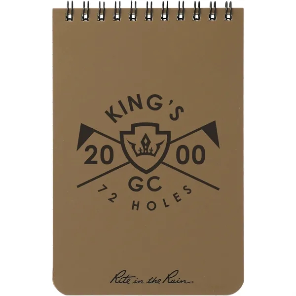 Tan (Tn) color option for 4' X 6' Rite In The Rain Top Spiral Notebook