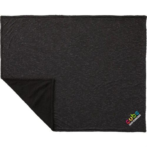Main photo of Heathered Sherpa Blanket