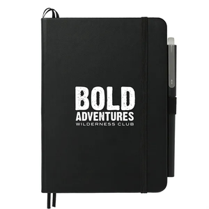 Photo of 5" X 7" Recycled Ing Bound Notebook W Pen
