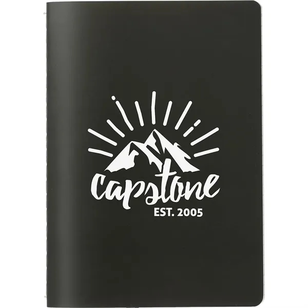 Black (Bk) color option for 5' X 7' Mineral Stone Field Bound Notebook