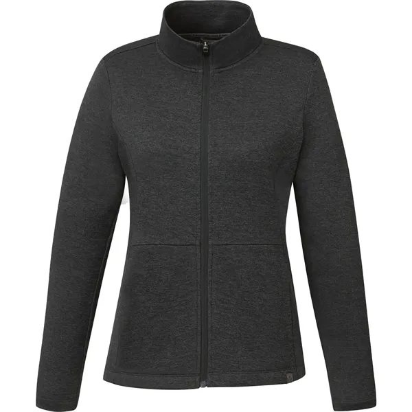 Heather Dark Charcoal (988) color option for Merritt Eco Knit Full Zip   Women's