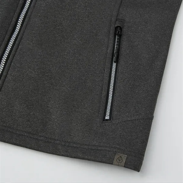 Heather Dark Charcoal (988) color option for Joris Eco Softshell Vest  Women's