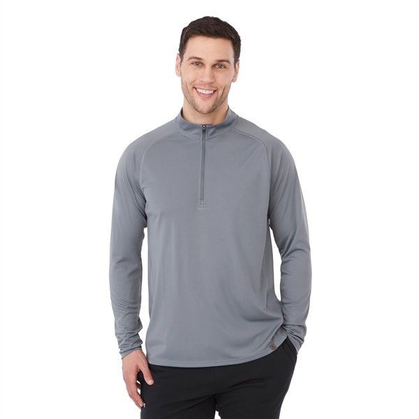 Steel Grey (945) color option for Evans Eco Knit Quarter Zip   Men's