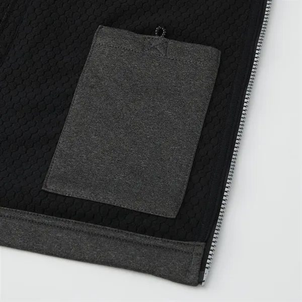Heather Dark Charcoal (988) color option for Joris Eco Softshell Vest  Men's