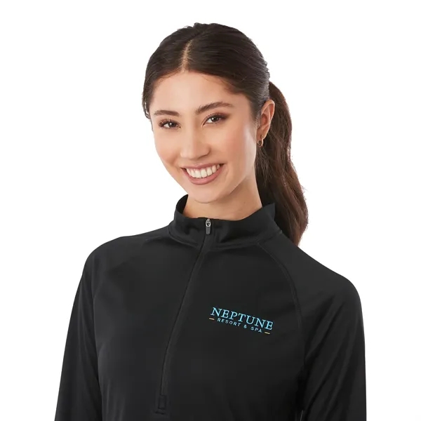 Black (995) color option for Evans Eco Knit Half Zip   Women's