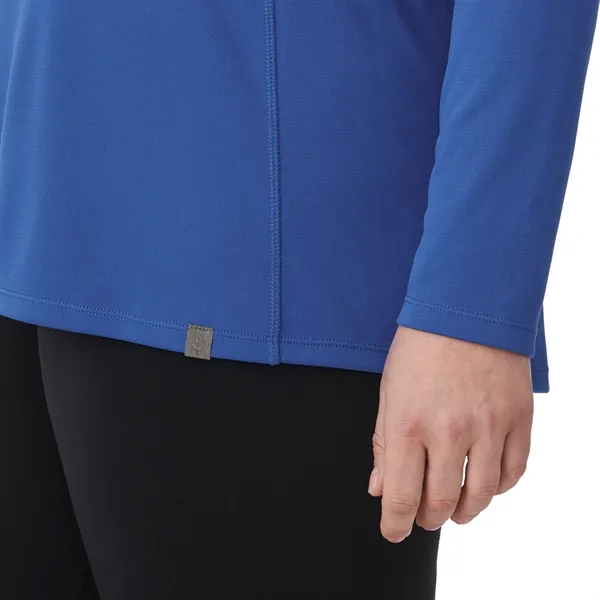 New Royal (561) color option for Evans Eco Knit Half Zip   Women's