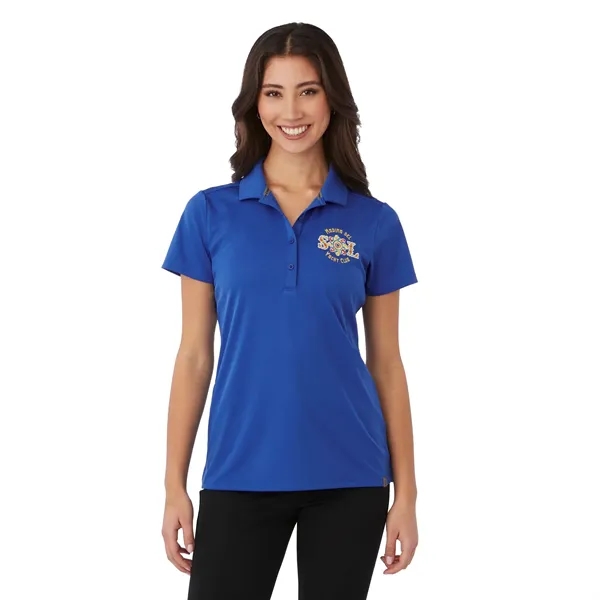 New Royal (561) color option for Evans Eco Short Sleeve Polo   Women's