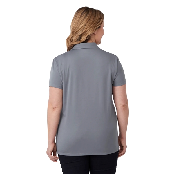 Steel Grey (945) color option for Evans Eco Short Sleeve Polo   Women's
