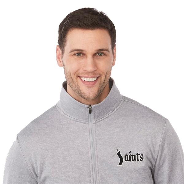 Heather Grey (932) color option for Merritt Eco Knit Full Zip   Men's