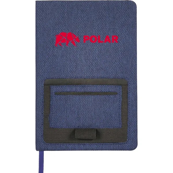Navy (Ny) color option for Fsc® Mix 5.5' X 8.5' Vila Rpet Bound Notebook