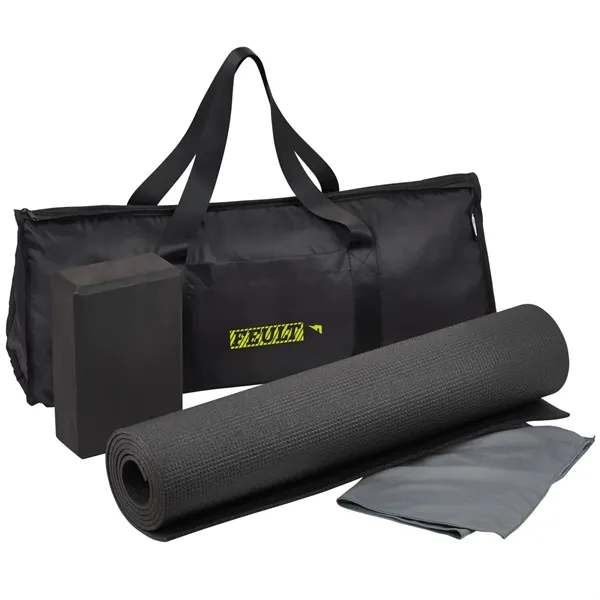 Black (Bk) color option for Beginner Yoga Set 3 Piece