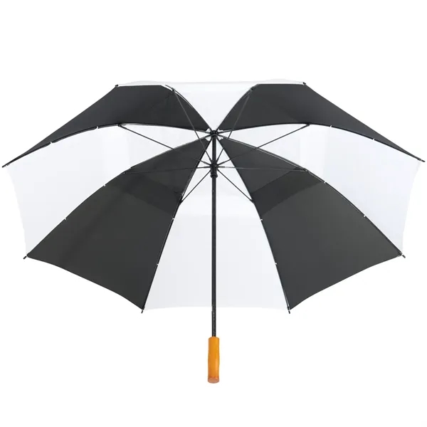 Black/White (Bkw) color option for 58" Recycled Golf Umbrella