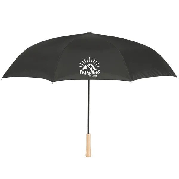 Black (Bk) color option for 48" Recycled Manual Inversion Umbrella