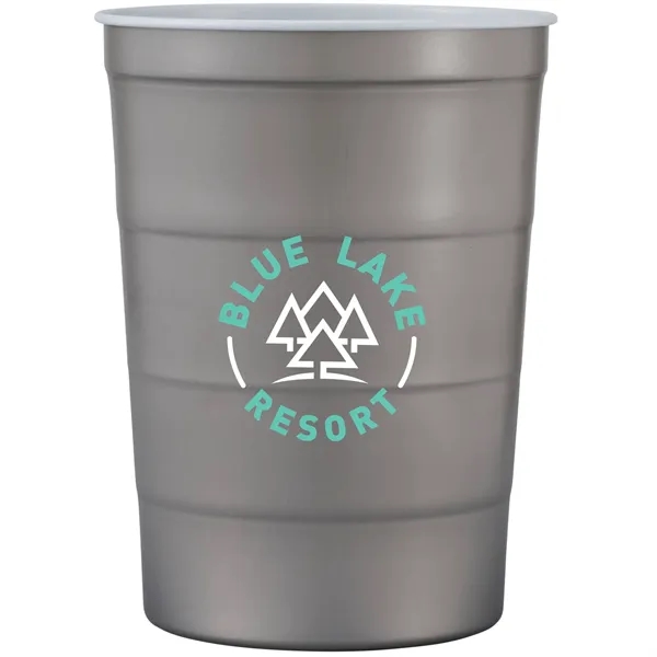 Gray (Gy) color option for Recyclable Steel Chill Cups™ 16oz