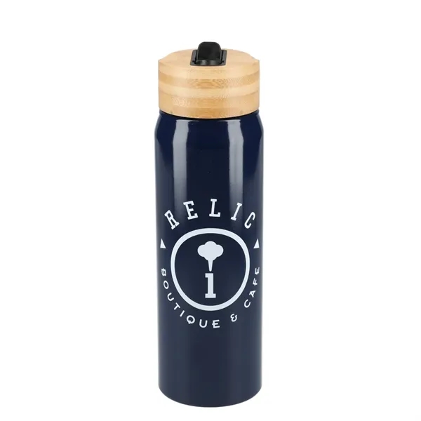 Navy (Ny) color option for Billy 26oz Aluminum Bottle W/ Fsc® Bamboo Lid
