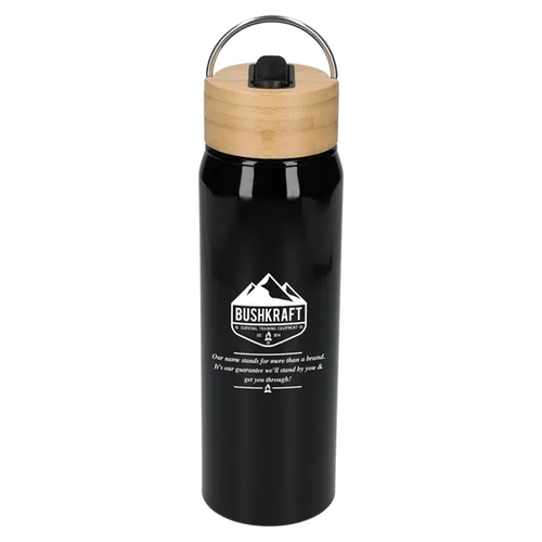 Main photo of Billy 26oz Aluminum Bottle W/ Fsc® Bamboo Lid