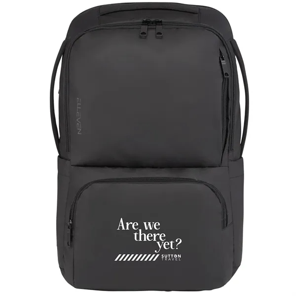 Black (Bk) color option for Elleven Evolve 17" Laptop Backpack