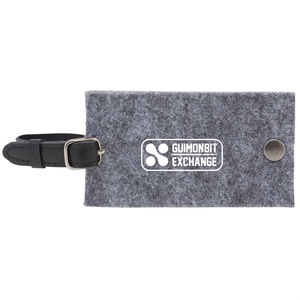 Photo of The Goods™ Recycled Felt Luggage Tag