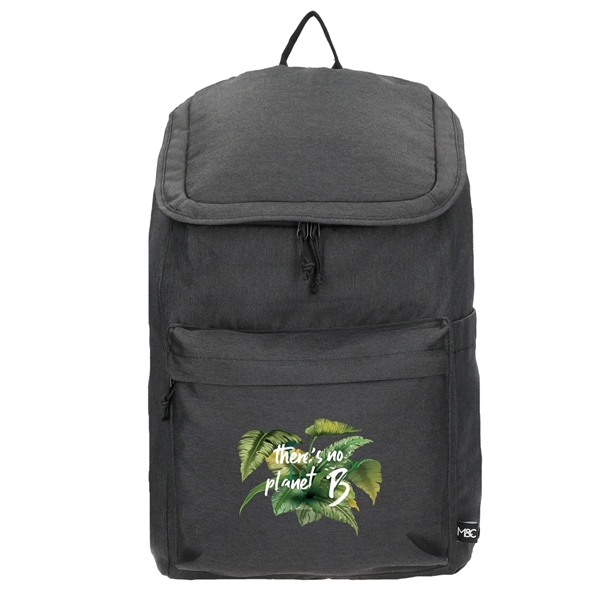 Dark Gray (Dgy) color option for Merchant & Craft Recycled 15" Laptop Backpack