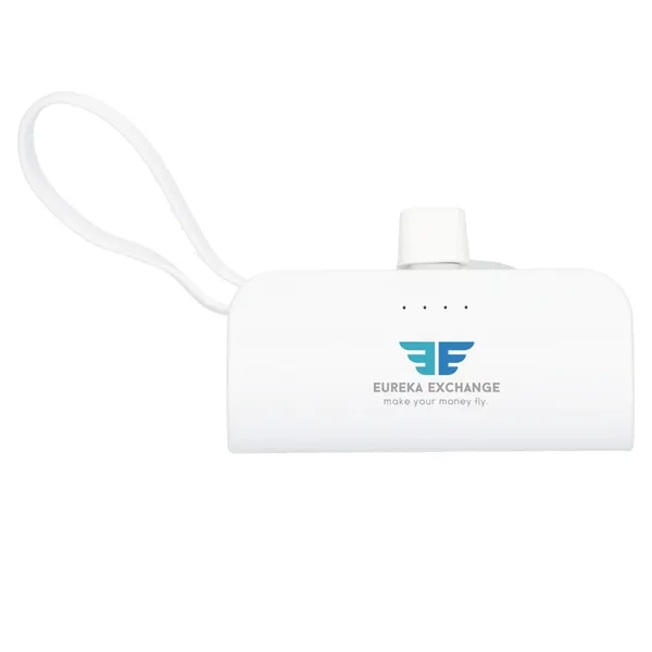 White (Wh) color option for Hue 5000 M Ah Power Bank With Multi Tips