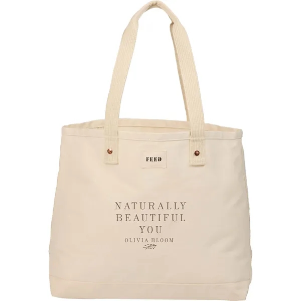 Natural (Nt) color option for Feed Organic Cotton Weekend Tote