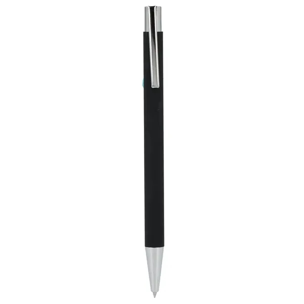 Black (Bk) color option for Maxi Recycled Aluminum Soft Touch Gel Pen