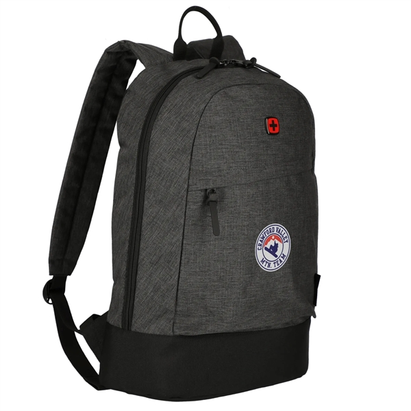 Black (Bk) color option for Wenger Recycled Rush 15" Laptop Backpack