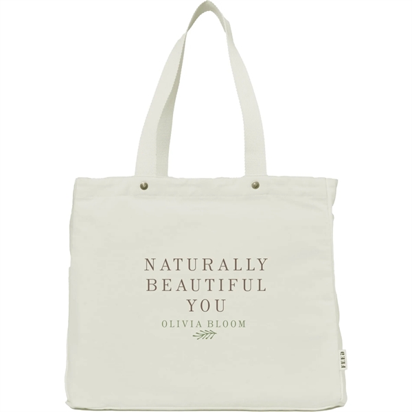 White (Wh) color option for Feed Organic Cotton Rivet Tote