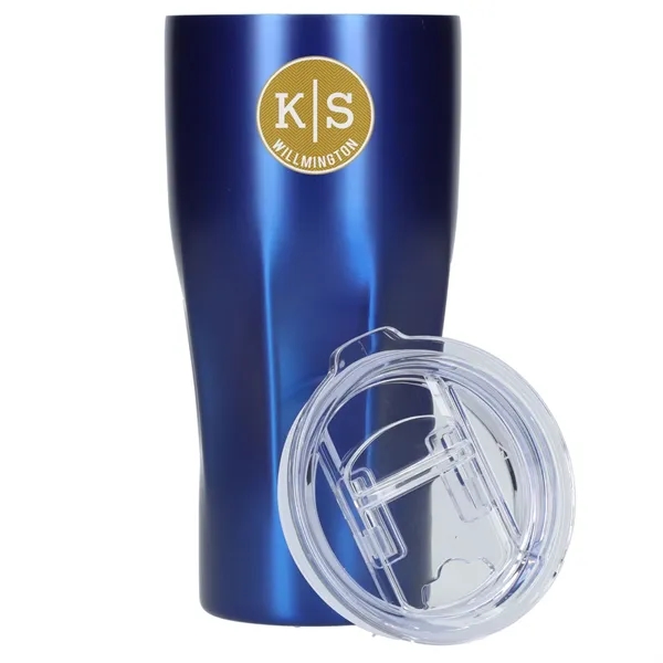 Blue (Bl) color option for Victor Recycled Vacuum Insulated Tumbler 20oz