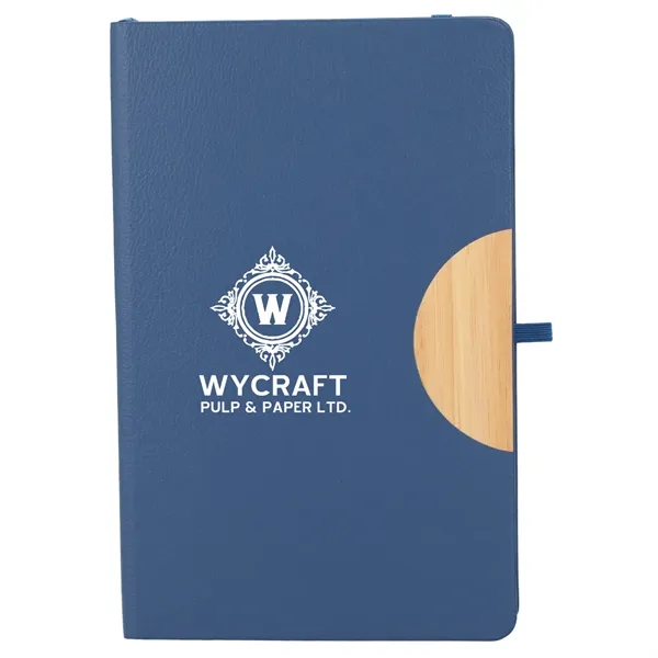 Navy (Ny) color option for 5.5" X 8.5" Kaya Bamboo Trim Journal