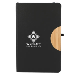 Photo of 5.5" X 8.5" Kaya Bamboo Trim Journal