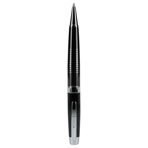 Black (Bk) color option for Newton Recycled Brass Gel Ballpoint