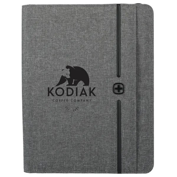 Gray (Gy) color option for Wenger Rpet Zippered Padfolio