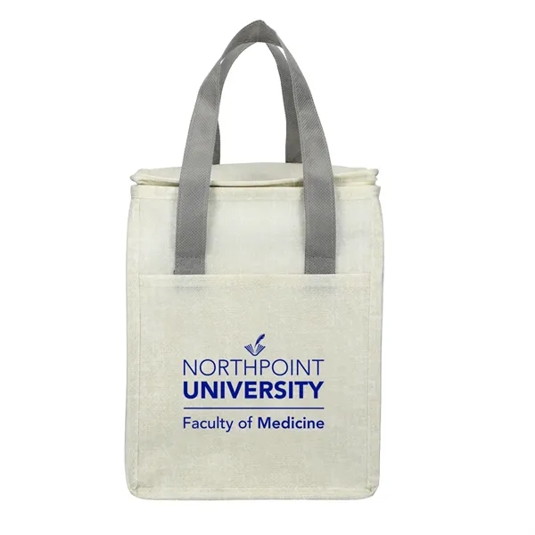 Gray (Gy) color option for Ares Recycled Non Woven 12 Can Cooler