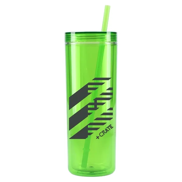 Lime (Lm) color option for Chroma Recycled Acrylic Straw Tumbler 16oz