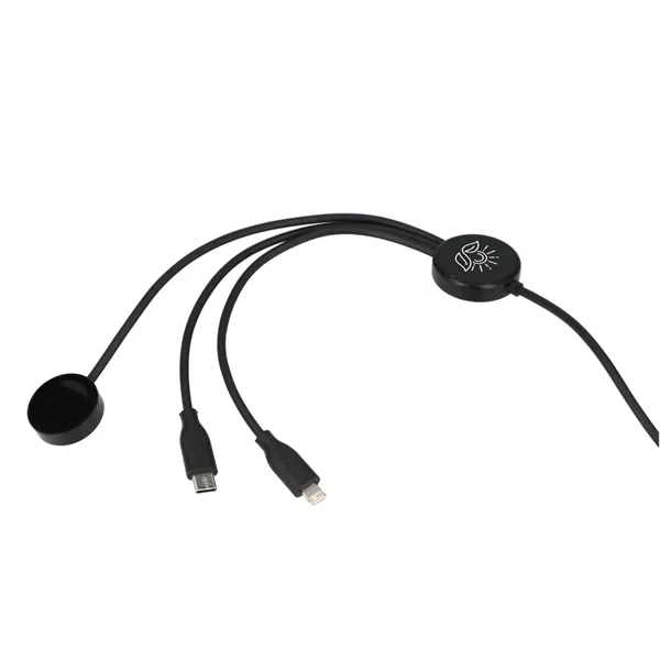 Black (Bk) color option for 5 In 1 Long Charging Cables With I Watch Charger