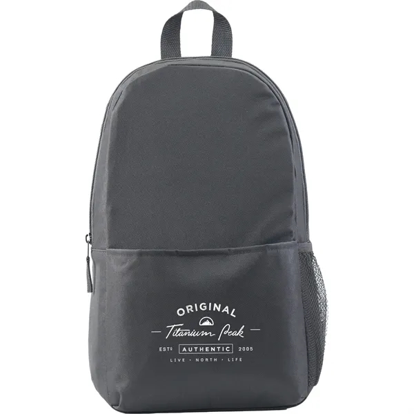 Black (Bk) color option for Brix Recycled Backpack
