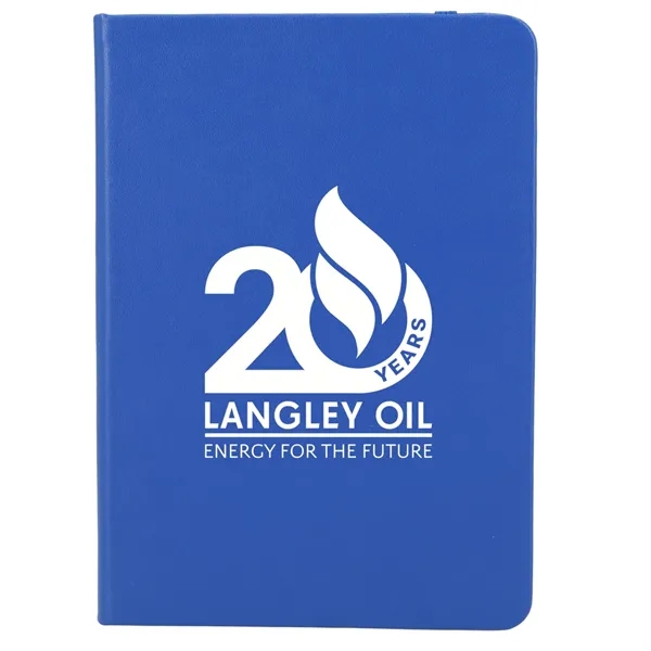Blue (Bl) color option for 5" X 7" Remark Recycled Bound Notebook