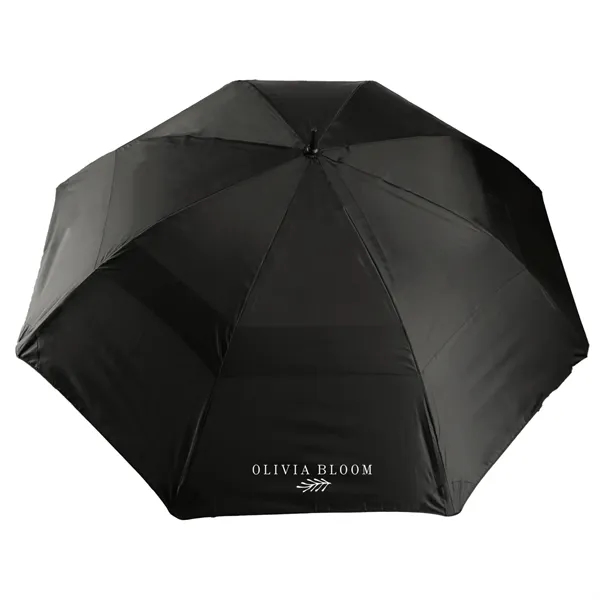 Black (Bk) color option for Totes® 60" Titan Vented Rpet Umbrella