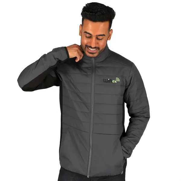 Grey Storm/Black (991) color option for Geneva Eco Hybrid Insulated Jacket Mens