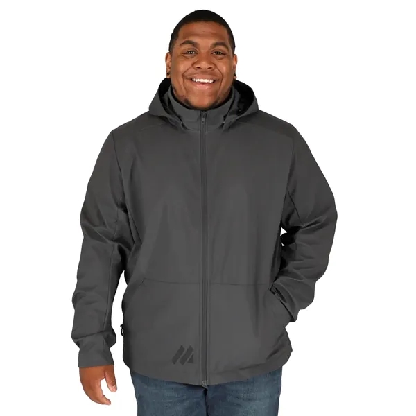 Grey Storm (991) color option for Manzano Eco Softshell Jacket   Men's