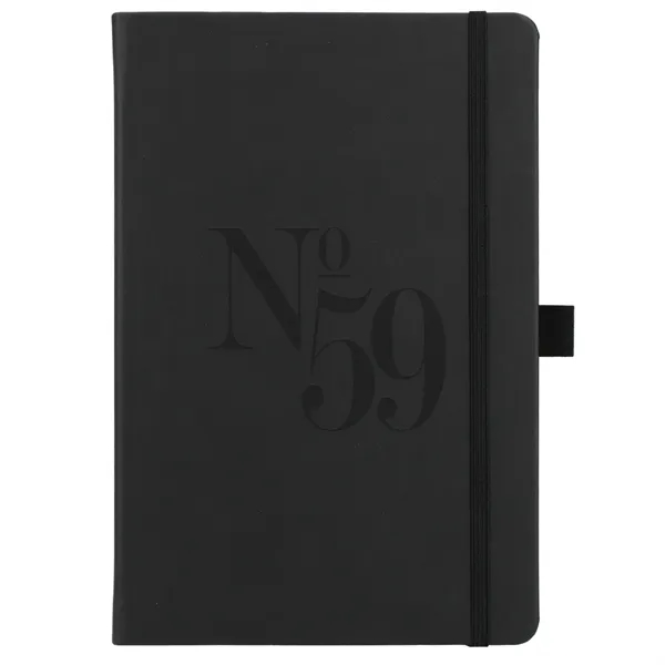 Black (Bk) color option for 5.5" X 8.5' Mano Recycled Hard Bound Journal