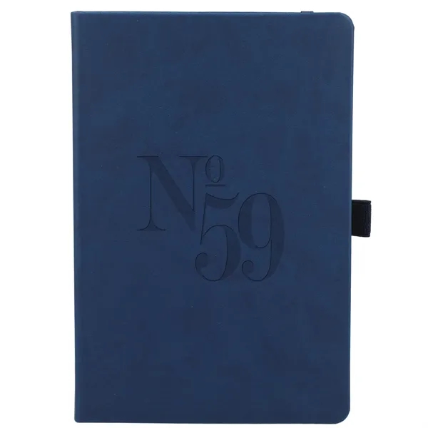 Navy (Ny) color option for 5.5" X 8.5' Mano Recycled Hard Bound Journal