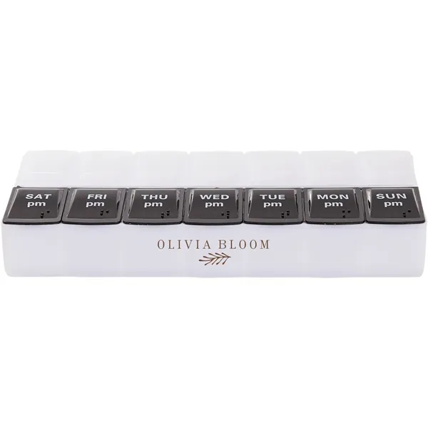 Black/Clear color option for Recycled Am/Pm Pill Case