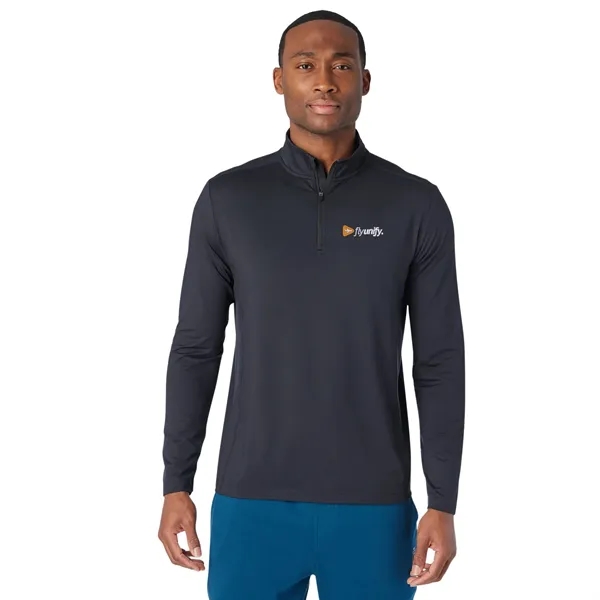 Gw Black (998) color option for Greatness Wins Core Tech Quarter Zip   Men's