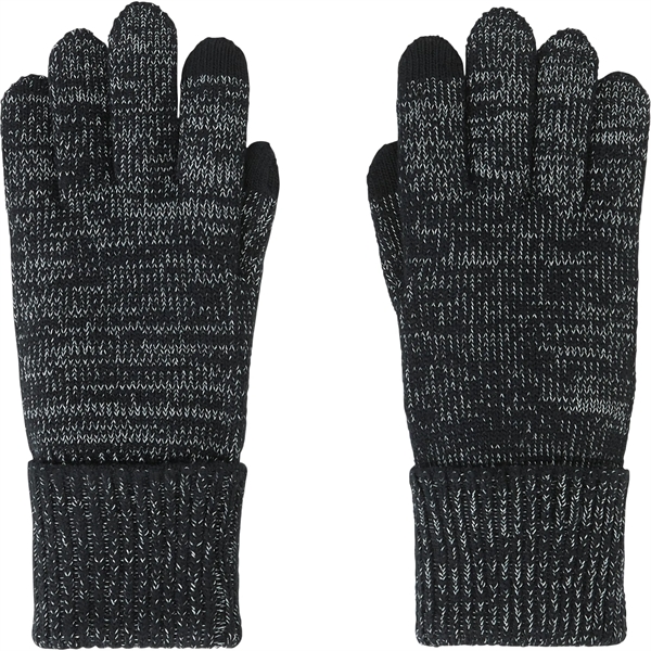 Black (995) color option for Unisex Energy Knit Reflective Texting Gloves