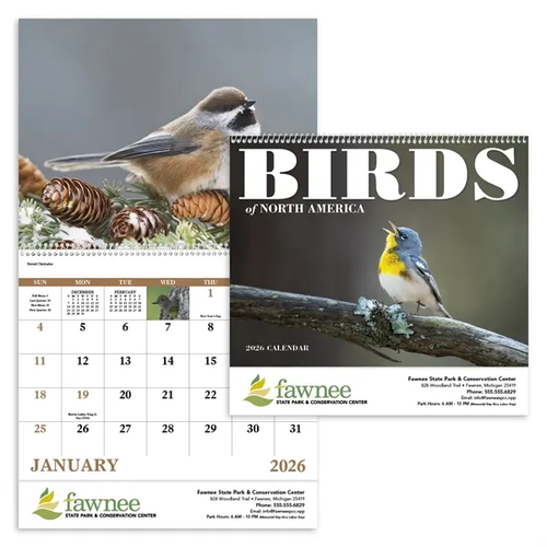Main photo of Birds Of North America Spiral Calendar